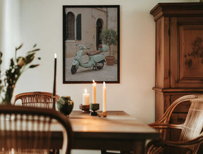 Vespa In Italy Poster