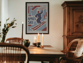 Apres Ski Waiter Poster