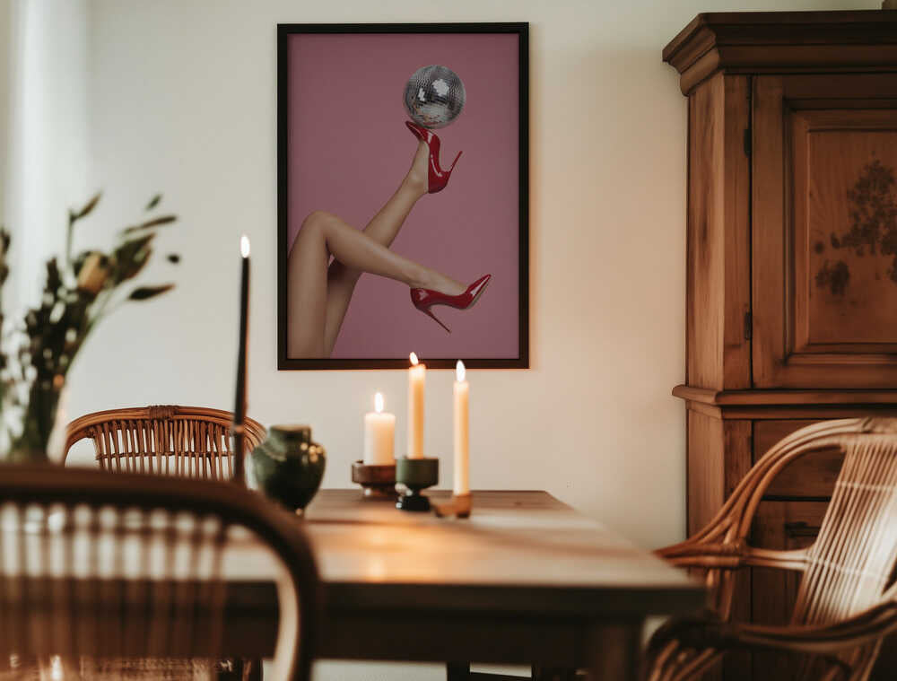 Disco Legs No 2 Poster