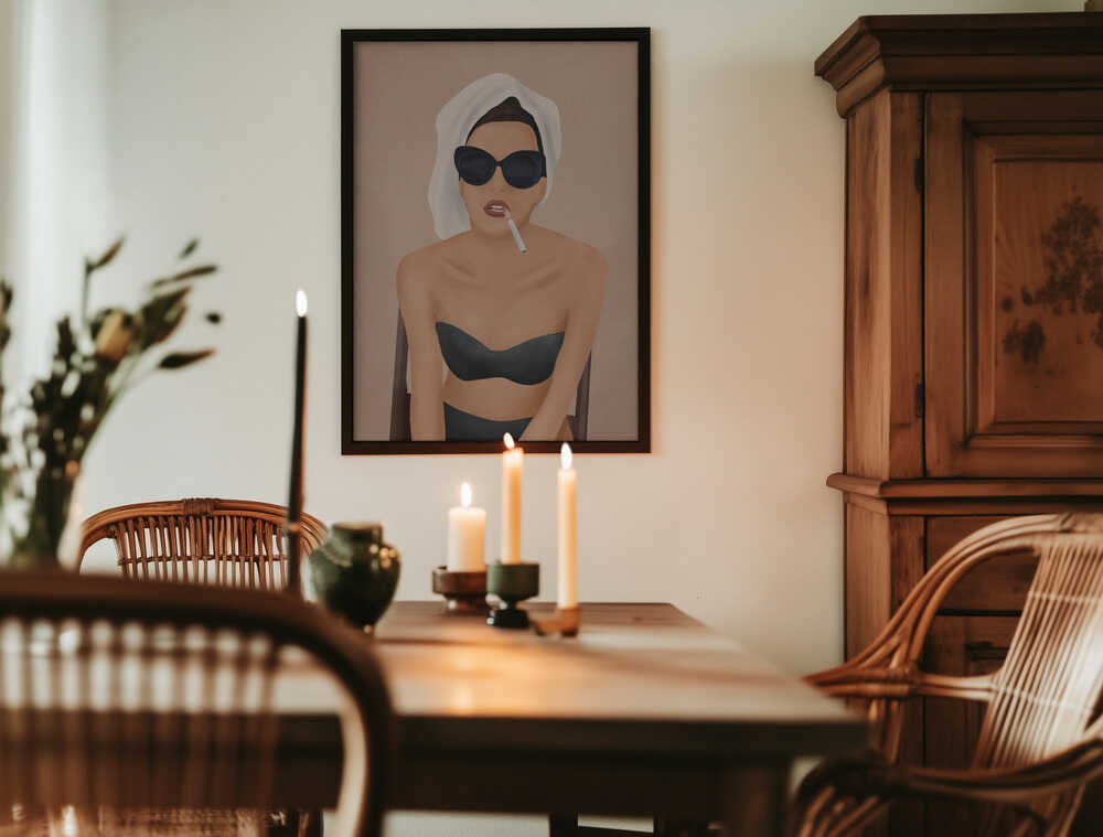 Morning Cigarette Poster