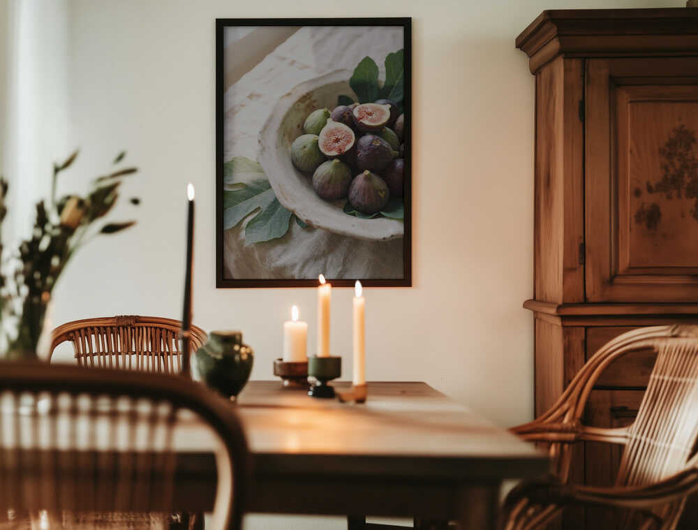 Figs In a Bowl Poster