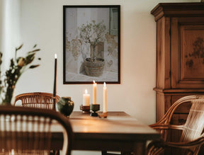 Small Olive Tree In a Wooden Barrel Poster