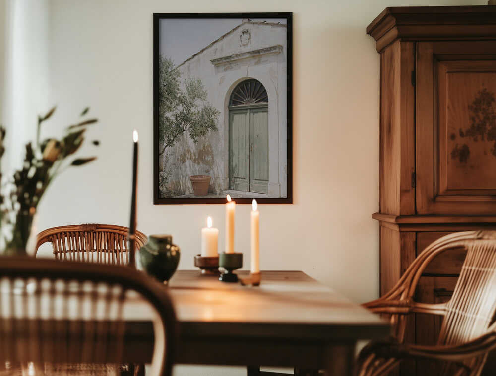 Mediterranean house Poster