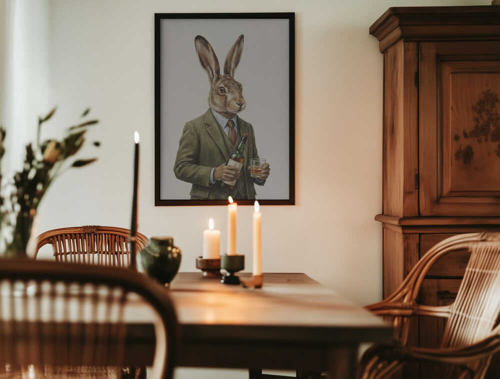 The Whiskey Hare Poster