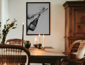 Sabering Champagne Poster