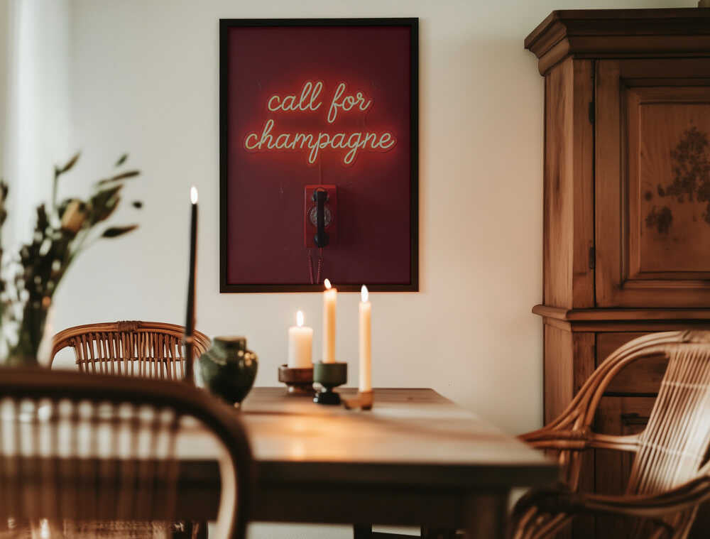 Call for Champagne Poster