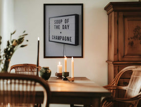 Soup of the Day Sign Poster