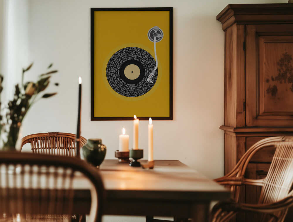Spinning Vinyl Orange.png Poster