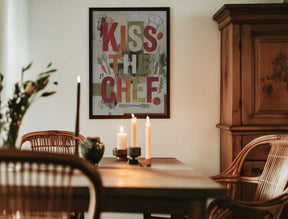 Kiss The Chef Kitchen Poster