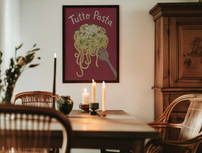 Rustic Italian Pasta Poster