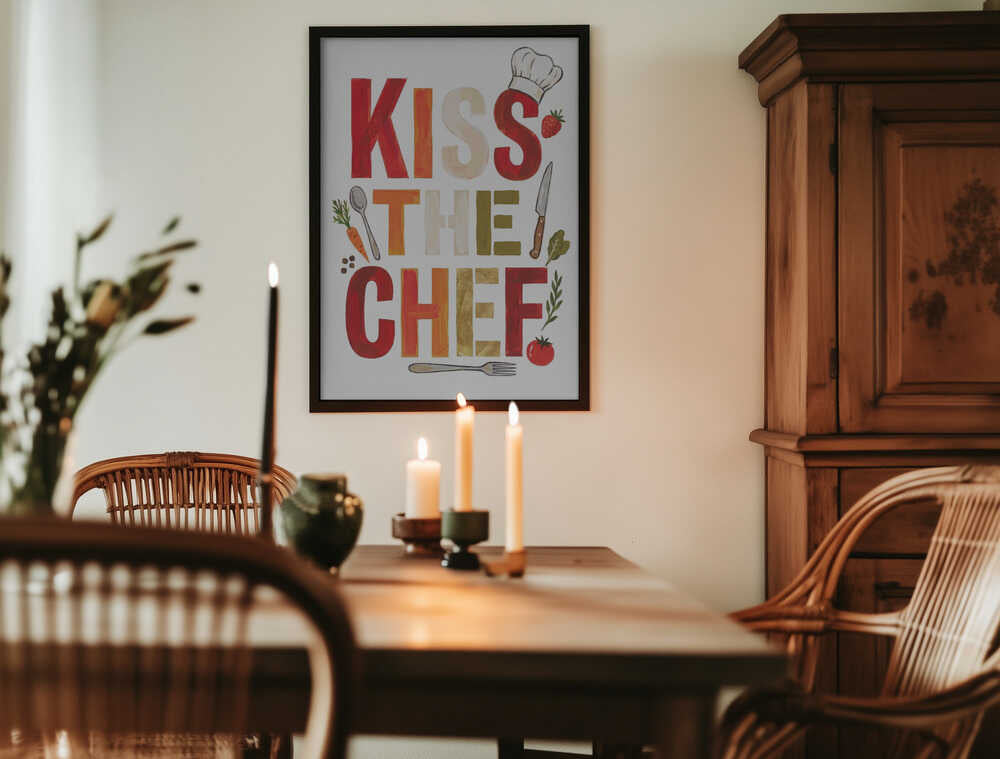Kiss The Chef Poster