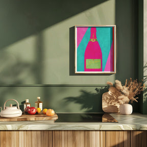 Pink Champagne Poster - Corkframes.com