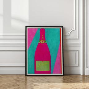 Pink Champagne Poster - Corkframes.com