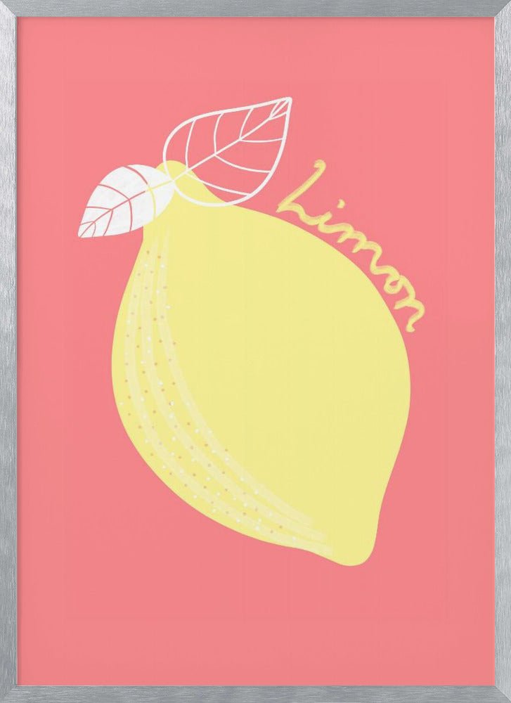 Pink Limon Poster - Corkframes.com