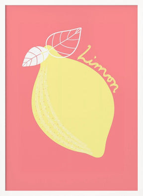 Pink Limon Poster - Corkframes.com