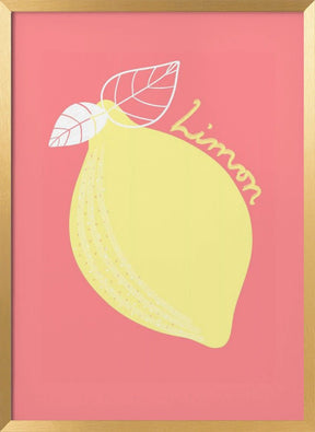 Pink Limon Poster - Corkframes.com