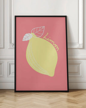 Pink Limon Poster - Corkframes.com