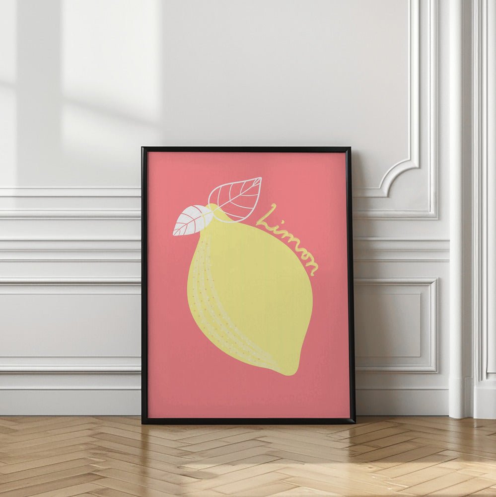 Pink Limon Poster - Corkframes.com