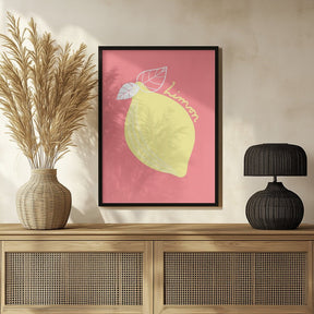 Pink Limon Poster - Corkframes.com