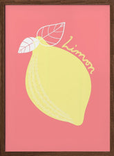 Pink Limon Poster - Corkframes.com