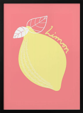 Pink Limon Poster - Corkframes.com