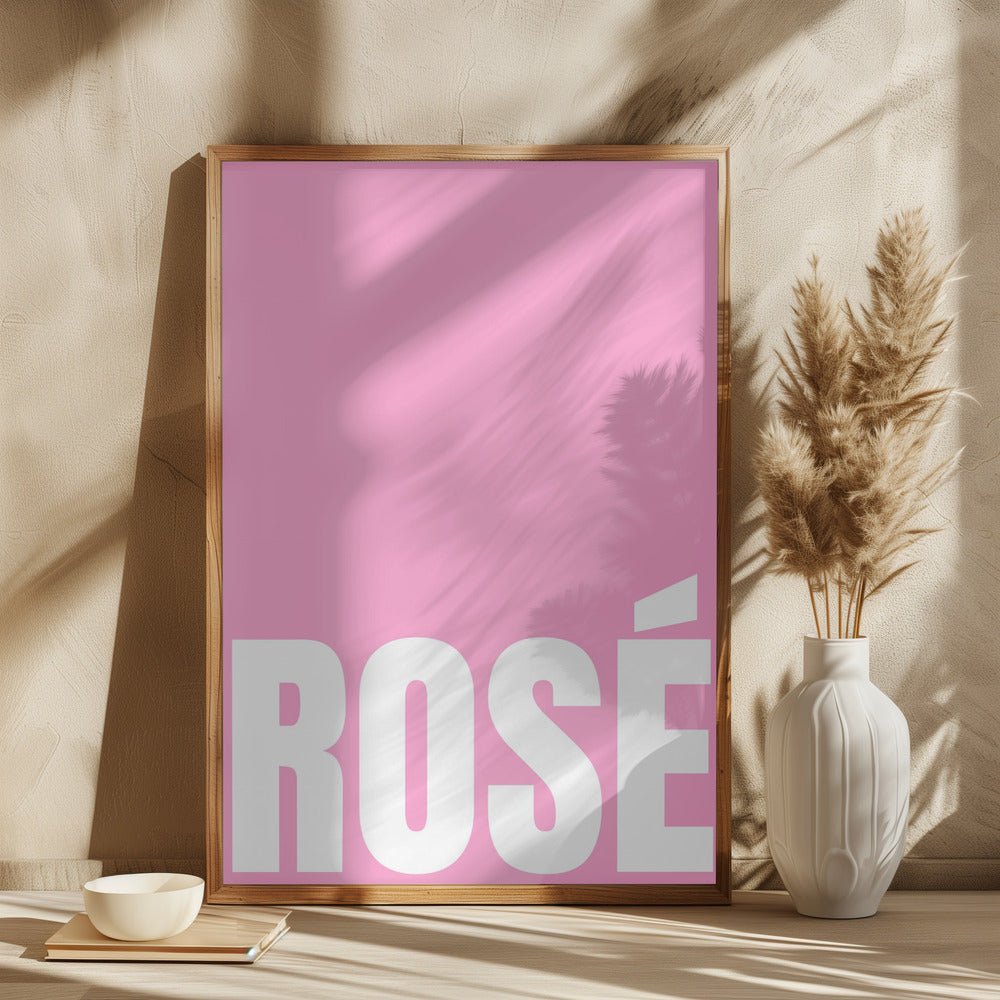 Pink Rosé Poster - Corkframes.com