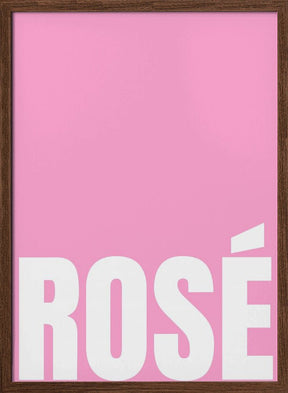 Pink Rosé Poster - Corkframes.com