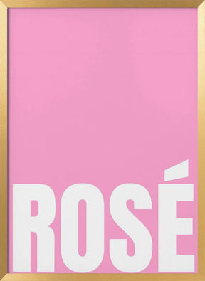 Pink Rosé Poster - Corkframes.com