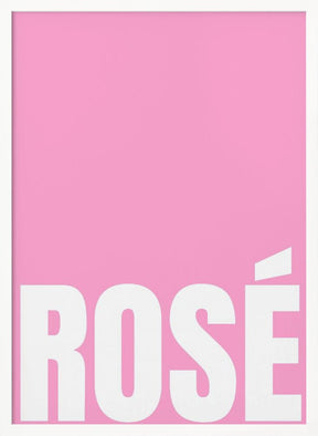 Pink Rosé Poster - Corkframes.com