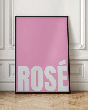 Pink Rosé Poster - Corkframes.com