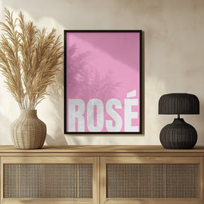 Pink Rosé Poster - Corkframes.com