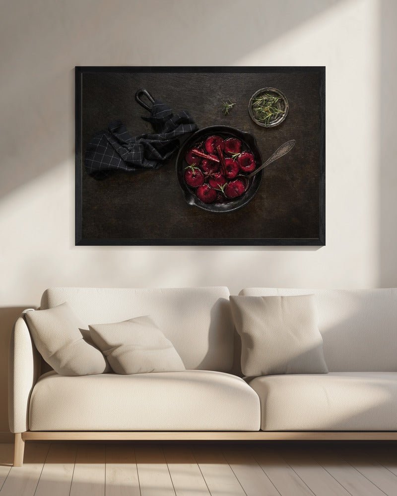 Poached Plums Poster - Corkframes.com