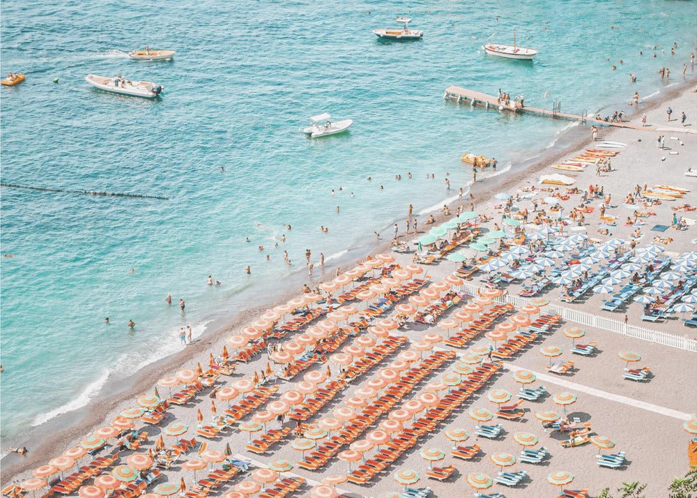 Positano Beach Vertical Poster - Corkframes.com