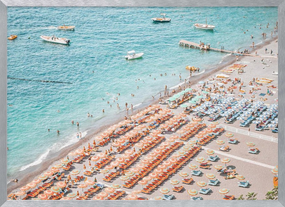 Positano Beach Vertical Poster - Corkframes.com