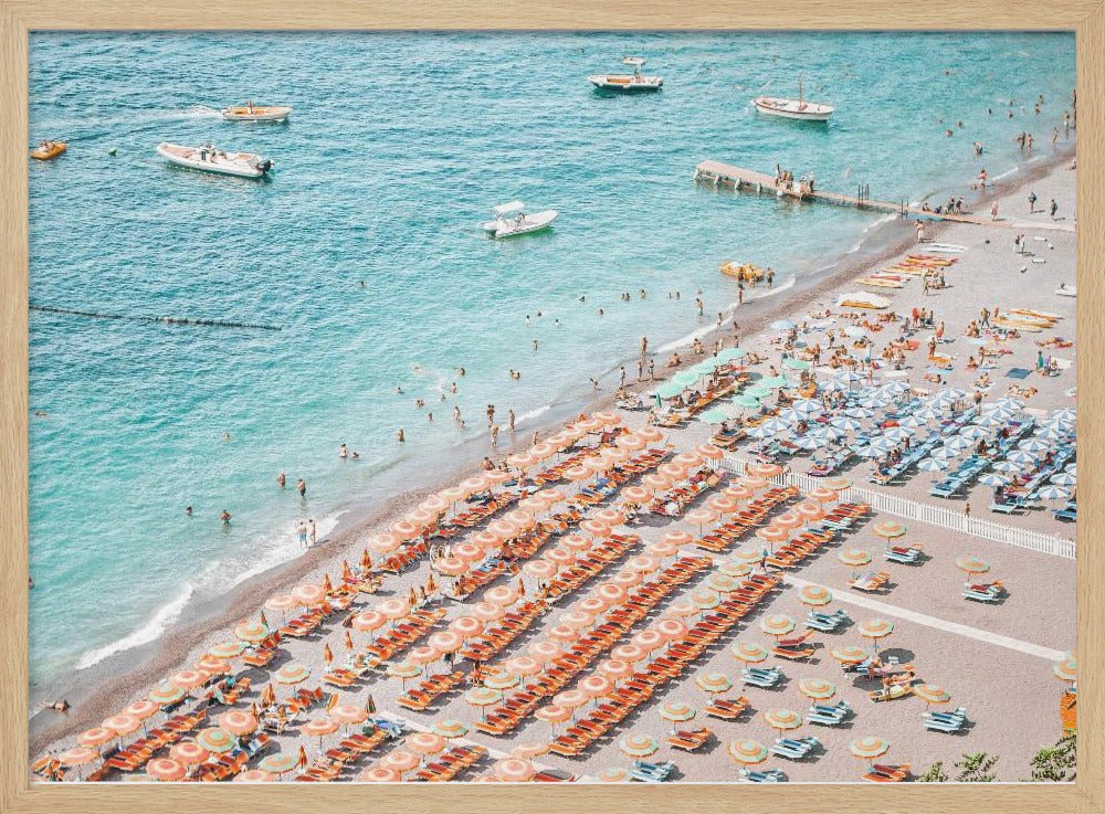 Positano Beach Vertical Poster - Corkframes.com