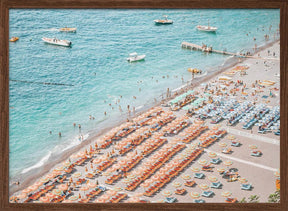 Positano Beach Vertical Poster - Corkframes.com