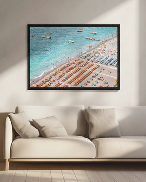 Positano Beach Vertical Poster - Corkframes.com