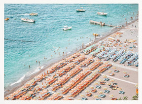 Positano Beach Vertical Poster - Corkframes.com