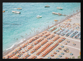 Positano Beach Vertical Poster - Corkframes.com