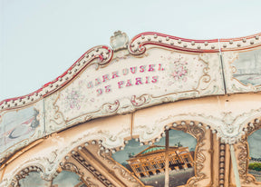 Carousel de Paris in August Poster