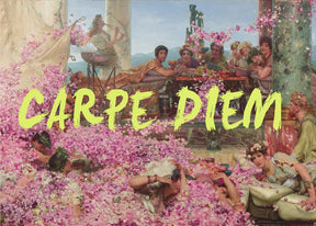 Neon Carpe Diem Poster