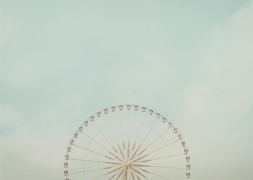 Paris Wheel Poster