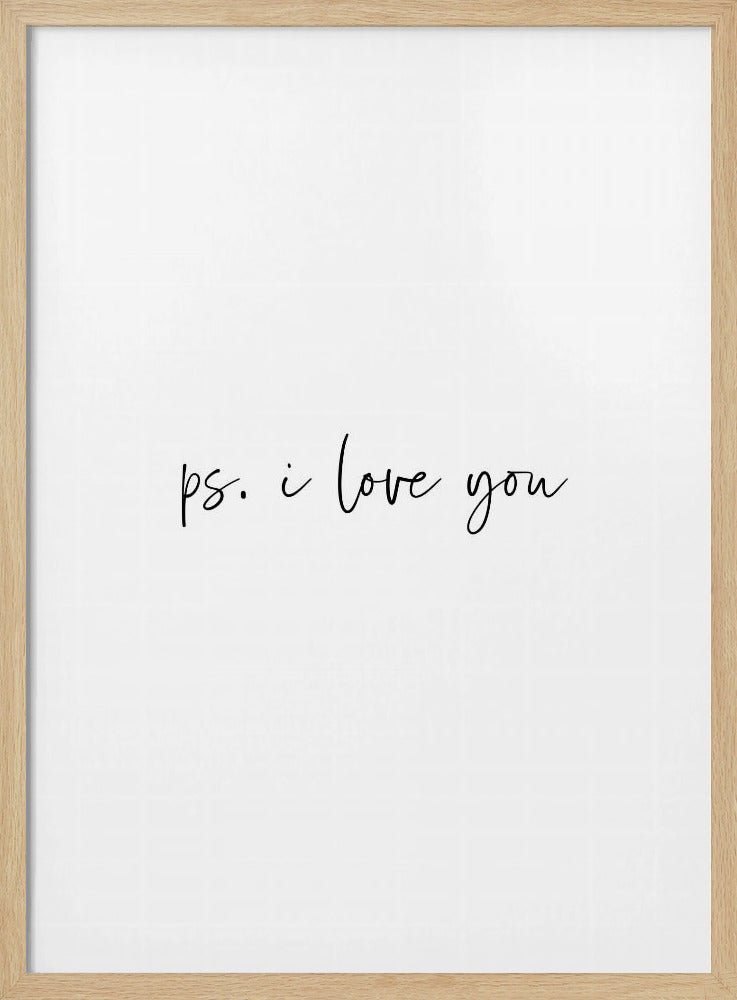 Ps. I Love You Poster