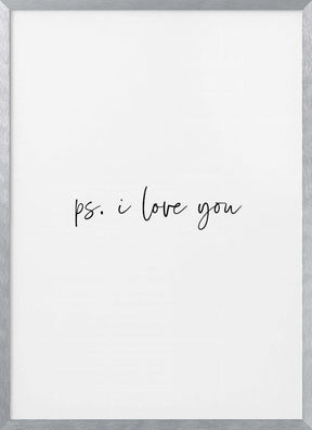 Ps. I Love You Poster - Corkframes.com