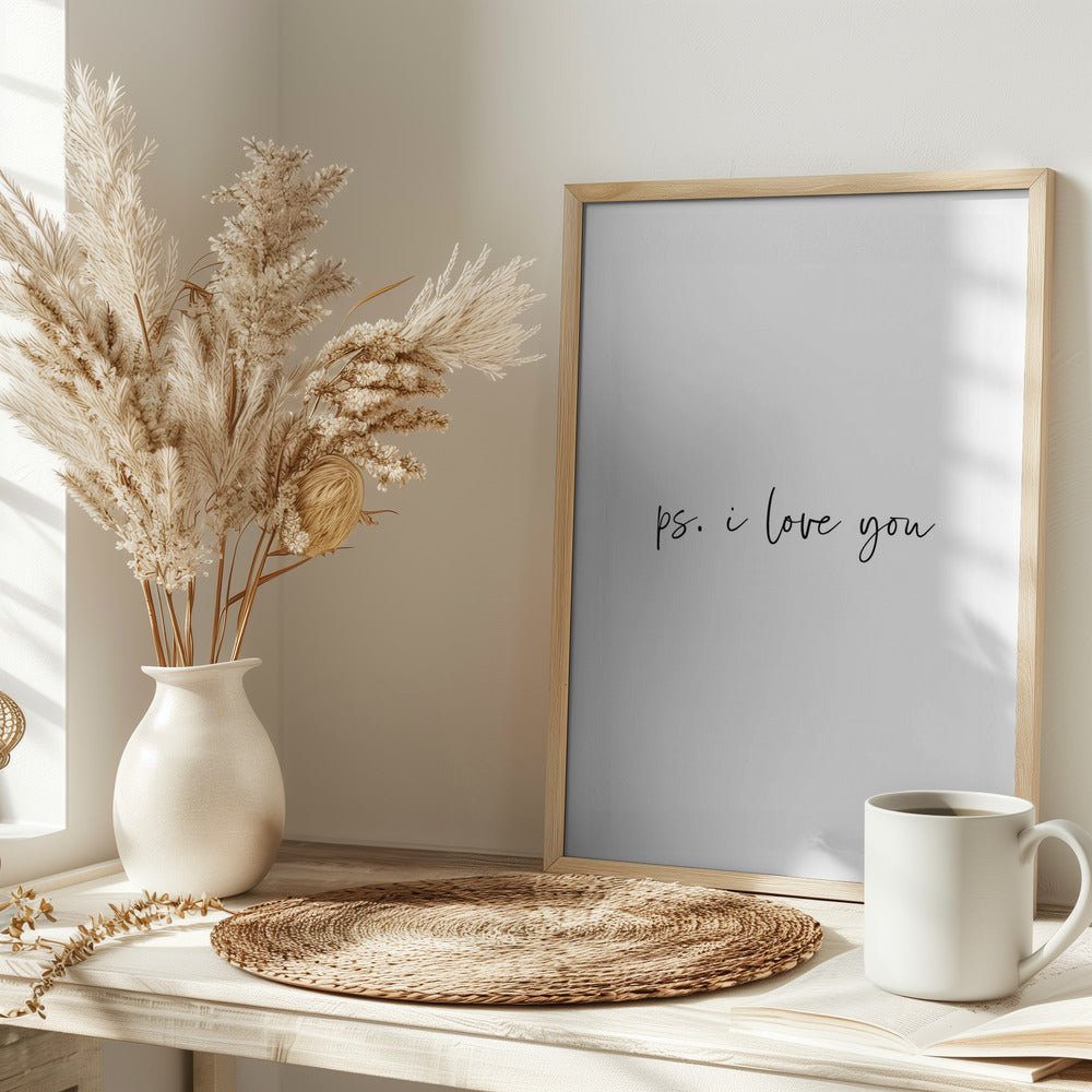 Ps. I Love You Poster - Corkframes.com