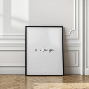 Ps. I Love You Poster - Corkframes.com