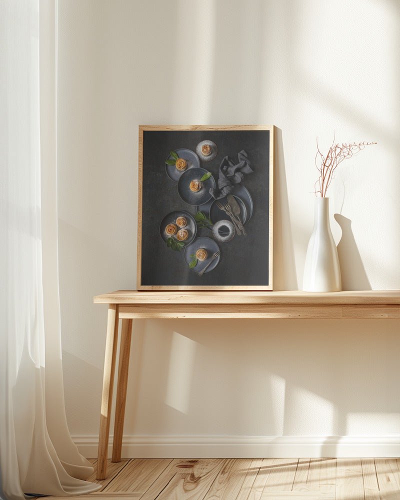 Pumpkin Roses Poster - Corkframes.com