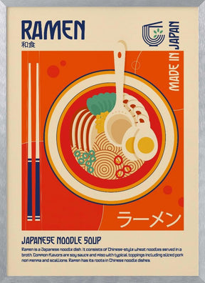 Ramen Japanese Food Print Poster - Corkframes.com