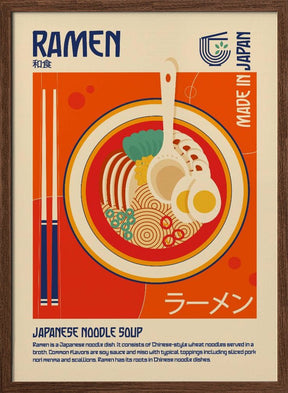 Ramen Japanese Food Print Poster - Corkframes.com