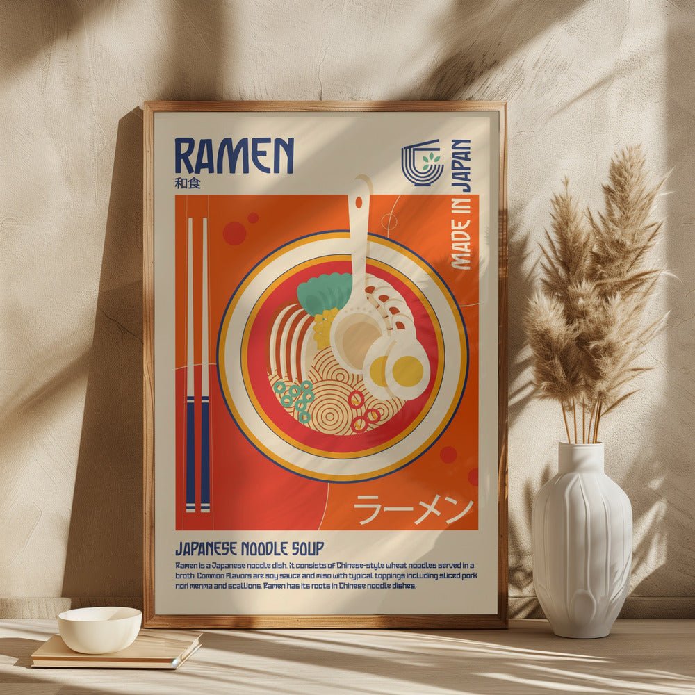 Ramen Japanese Food Print Poster - Corkframes.com